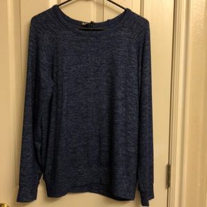 Blue long sleeve sweater shirt